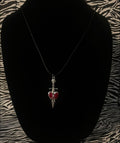 heart dagger necklace