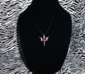 bat heart necklace