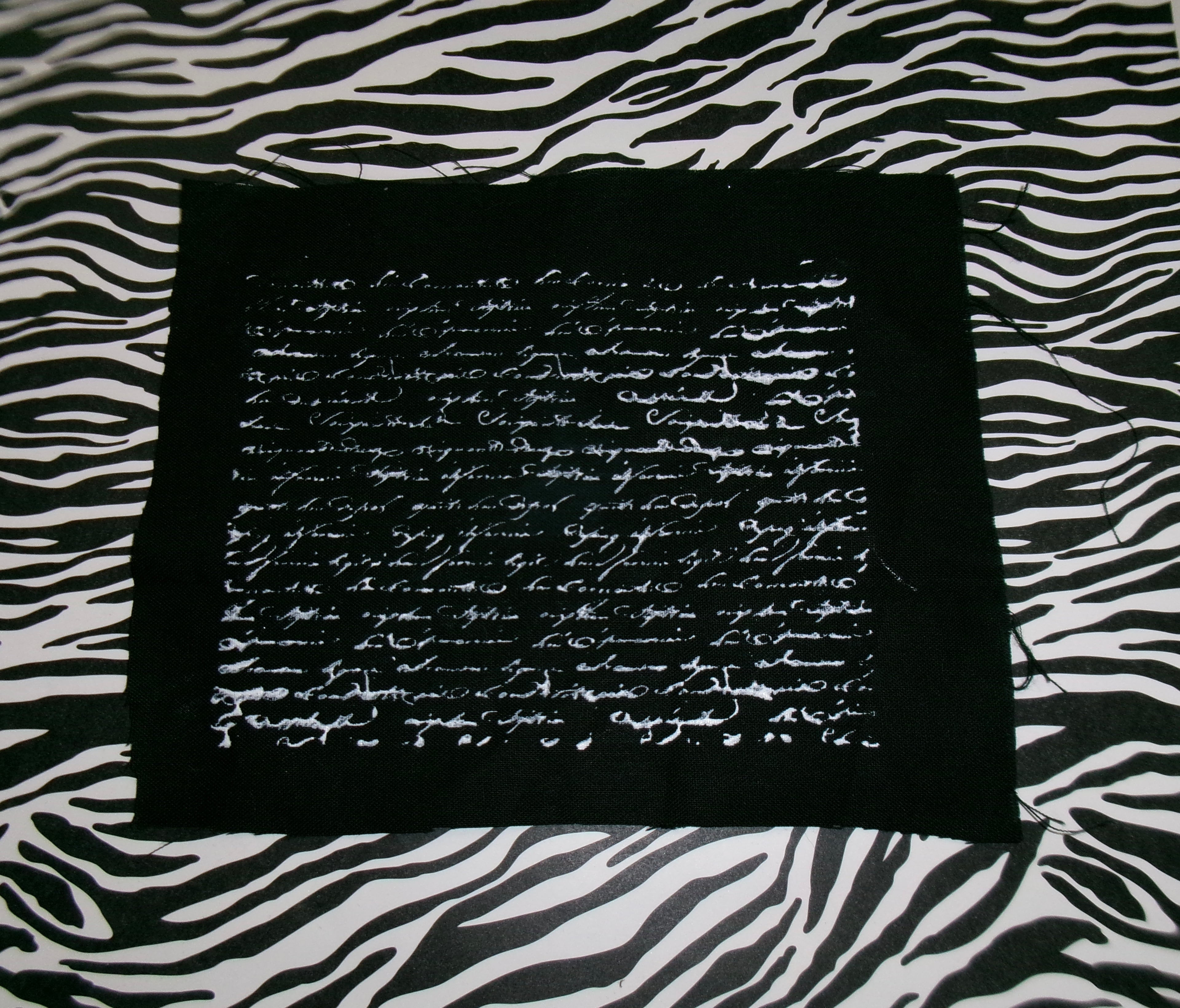 cursive patch